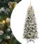 Artificial Christmas Tree with 300 LEDs White 73 x 73-1093635208