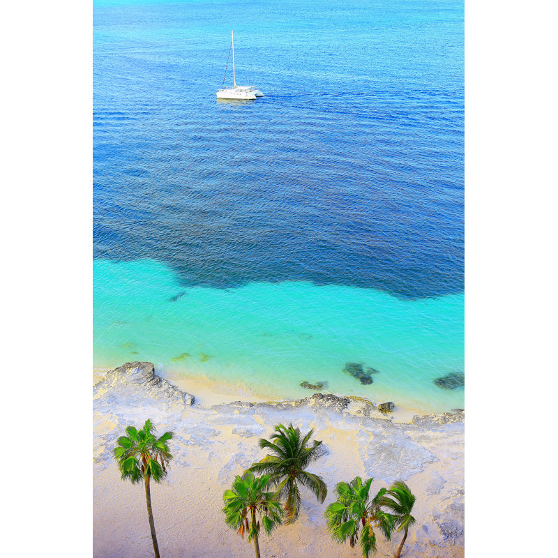 Sunset In Cancun by Agustavop - Wrapped Canvas Print, 46cm H x 30cm W