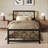 Mauppin Metal Slat Bed-101141600-101141598