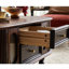Table basse ovale de style rétro français-107195666