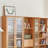 Modern simple log bookcase