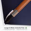 13' x 13' Round Wood Pattern Cantilever Umbrella With Wheeled Base,Navy-54432248