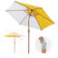Parasol de patio 7,5 pi avec inclinaison et manivelle Arlmont & Co.-547651407