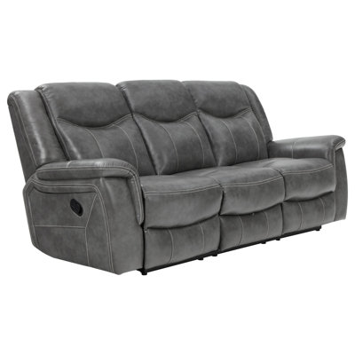 Masley Grey 3-Piece Reclining Living Room Set