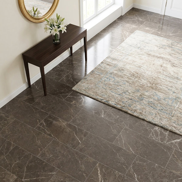 Smoke Grey Polished 12x24 Marble Tile