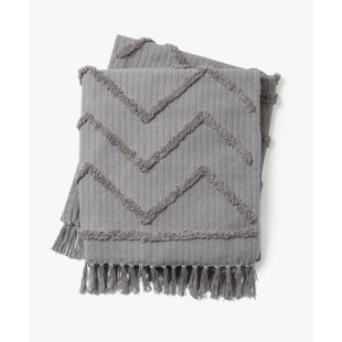 Jeté Blueloom Bowie (50 x 60), gris