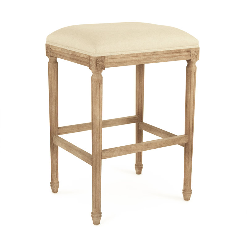 Yes Stool with Solid Wood Frame, Bar Stool ( 30" Seat Height)
