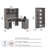 Shelonda 3 Piece Computer Desk Office Set-1575182983