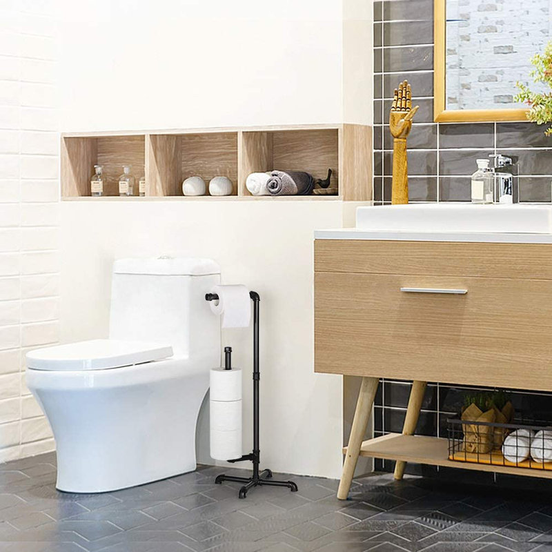 Porte-papier hygiénique sur pied