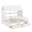Lit plateforme simple avec 2 tiroirs pour lits partagés-1093118142
