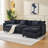 108" L-Shaped Sectional-1873219975
