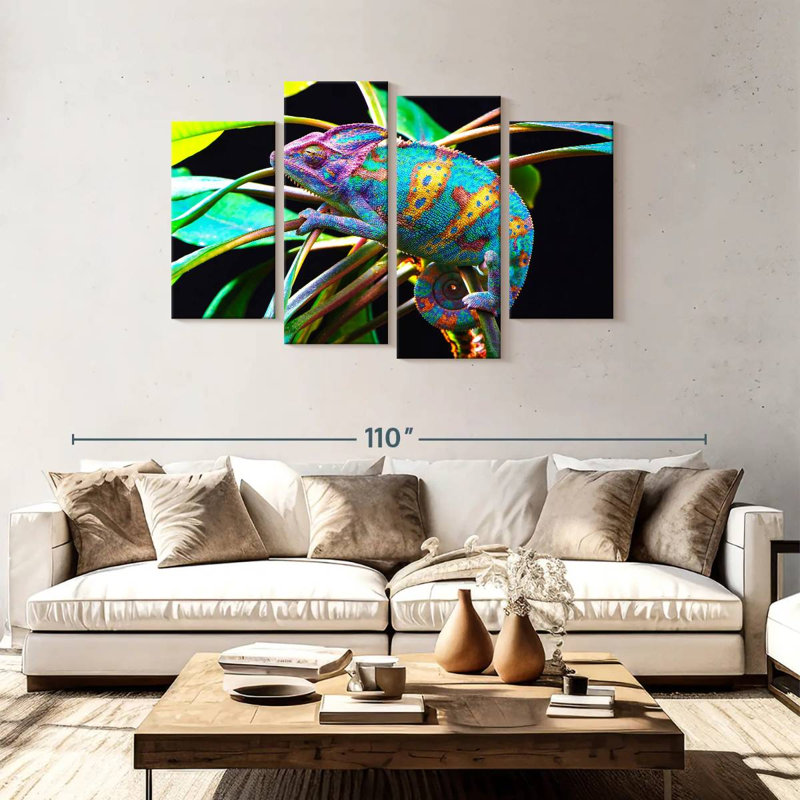 Brampt Chameleon, 48'' H x 75'' W