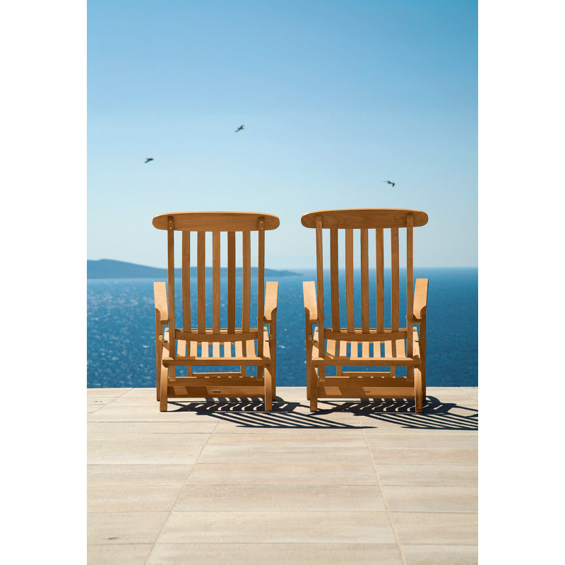 Commodore Outdoor Teak Lounge Chair