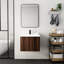Armoire de salle de bain moderne 24 po avec lavabo - porte à fermeture douce, fixation flottante pour portes de salle de bain