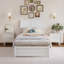 Lit plateforme en bois massif Lamayia avec pied de lit et tiroirs de rangement-832896268-832896265