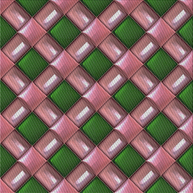 Geometric Indoor Rug, Square 8'