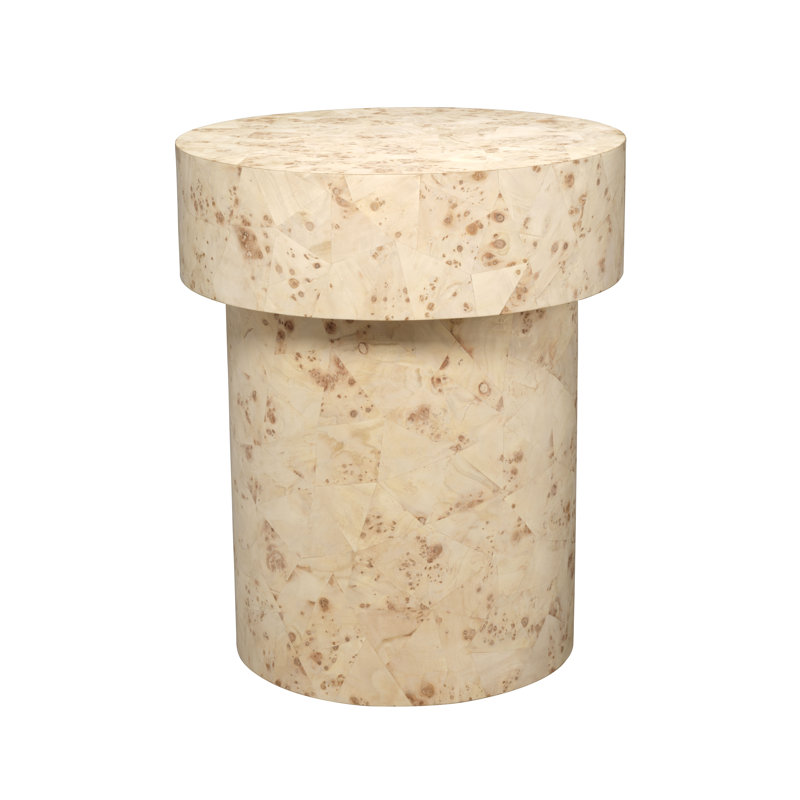 Configuration Wood Side Table, Bleached