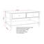 Clarita 2 Drawer Coffee Table