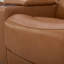 Causeuse électrique en cuir avec console Lark Manor ™, bleu Chesapeake-309957066