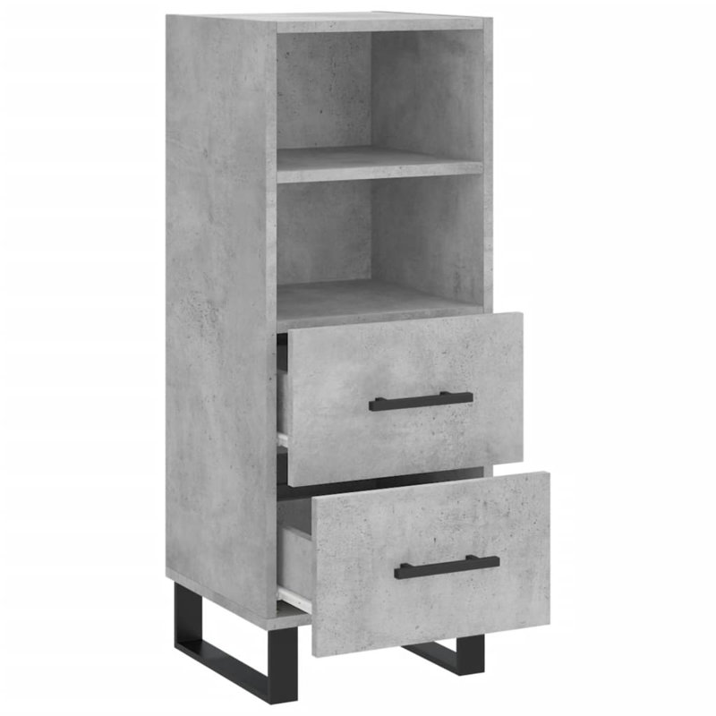 Merette 34.5cm Sideboard, Concrete Grey