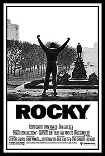 Back To School College Framed Posters!! " Rocky 1 Movie Poster Sylvester Stallone Philadelphia PA Boxing Talia Shire Burt Young Carl Weathers Burgess Meredith Underdog Hero Story " Buy Art For Less