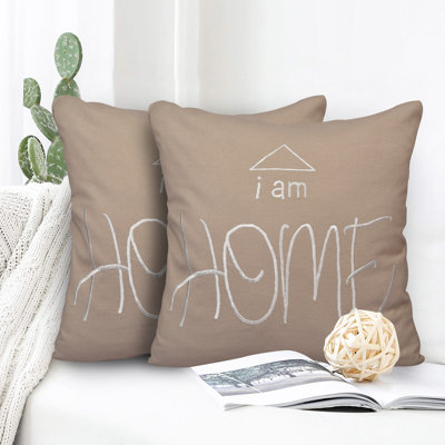  Housse de coussin 100% coton