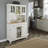 Sideboard with Bar Hutch-2040019045-2040019043