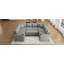 Canapé-lit modulaire convertible en U de 107,1 po pour salon-626772503