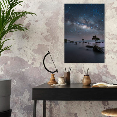 Chidiya Tapu, paysage abstrait contemporain, art mural océan