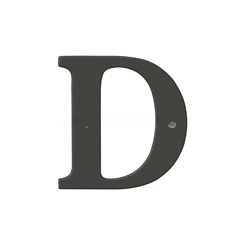4" H Brass House Letter, Lifetime Brass, B