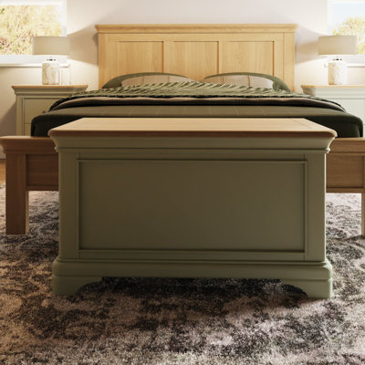 Joulon 91cm Wide Rectangle Standard Ottoman with Storage