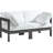 Kylis 60'' Wide Aluminum Loveseat with Cushions-61209781-61189502