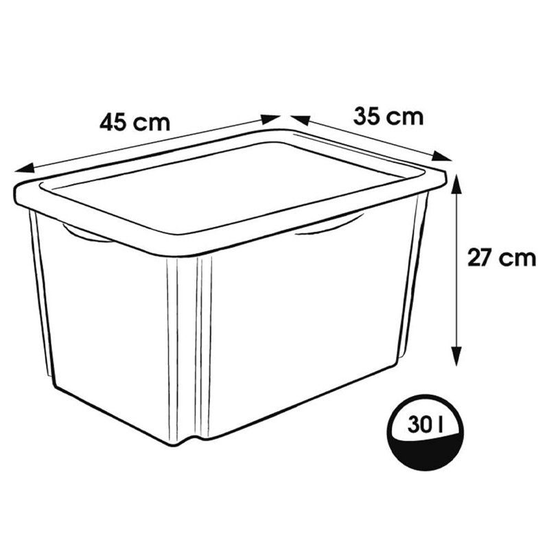 Keeeper Plastic Decorative Bin