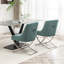 Chaise d'appoint rembourrée en velours Elian-293064304