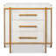 Blakely 3 - Drawer Solid Wood Nightstand