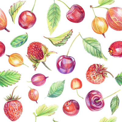 «Ahmid Berries» sur toile par Innakote, peinture