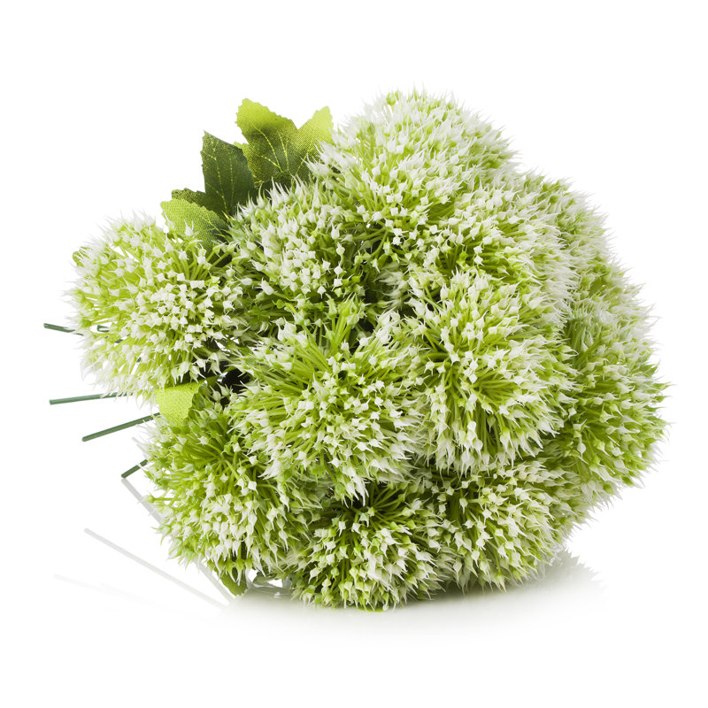 Arrangement de fleurs mélangé artificiel dans un vase, Blanc
