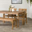Bictor 4 - Person Acacia Patio Dining Set with Rectangular Table-90563279