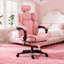 Chaise de bureau pratique, spécialement conçue pour les joueurs à domicile et les employés de bureau, avec fonction inclinable et repose-pieds-163558845