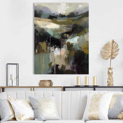 " Abstract Delicate Brushstroke III "