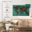Aliaz Wood Map Turquoise-107961152