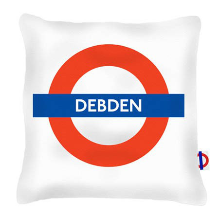 Debden Tube Station London Transport Cushion