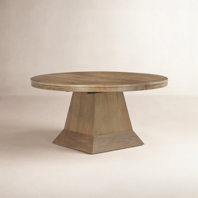 60" Extendable Oak Dining Table