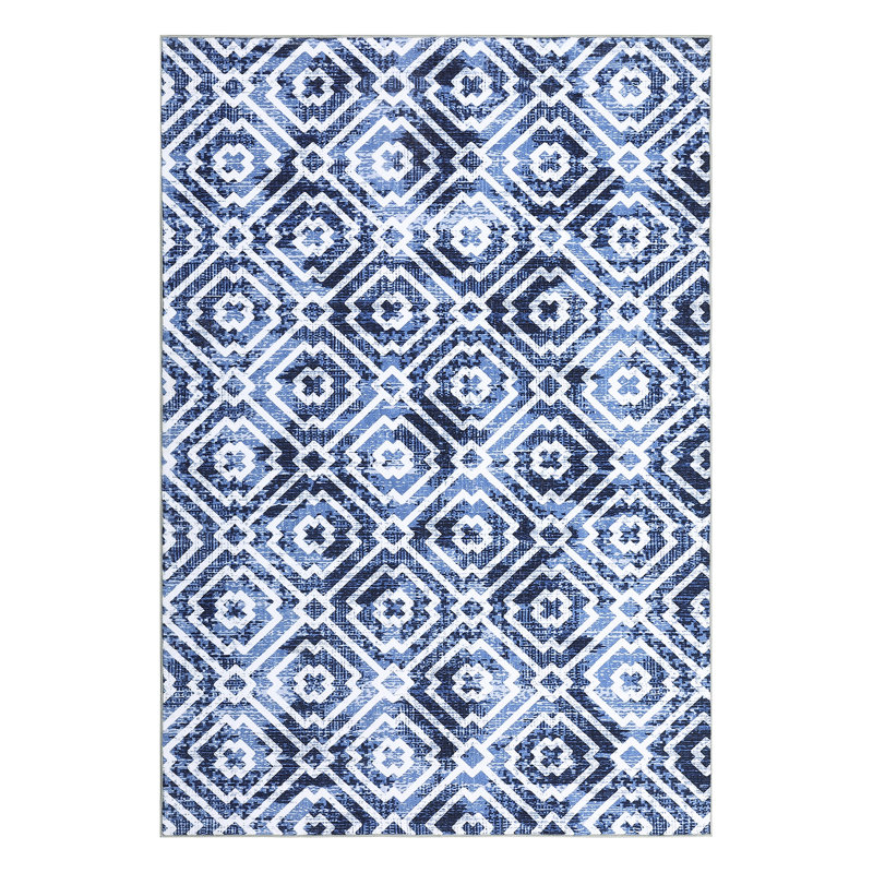 Indoor Area Rug Modern Geometric Printed Carpet For Living Room Bedroom Washable Stain Resistant Carpet Low Pile Non Slip Rug Soft Floor Mat Ultra-Thin Entrance Hallway Carpet Simple Rugs Dorm Office Laundry Farmhouse Decor