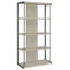  Bibliothèque Loomis à 4 tablettes de 72 pouces, gris délavé