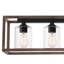 Lustre rectangulaire à 7 lumières à intensité variable Elutheria-1417396821