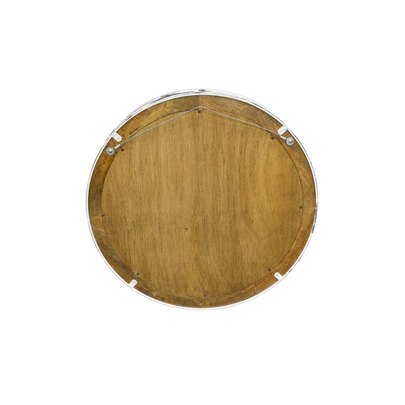 Flat Wall Mirror with Shelves