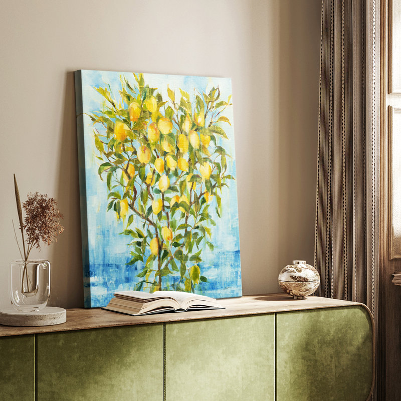 Lemonade -Custom Wrapped Gallery Cavas, 18" H x 12" W