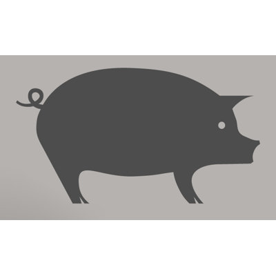 Décalcomanie murale porc