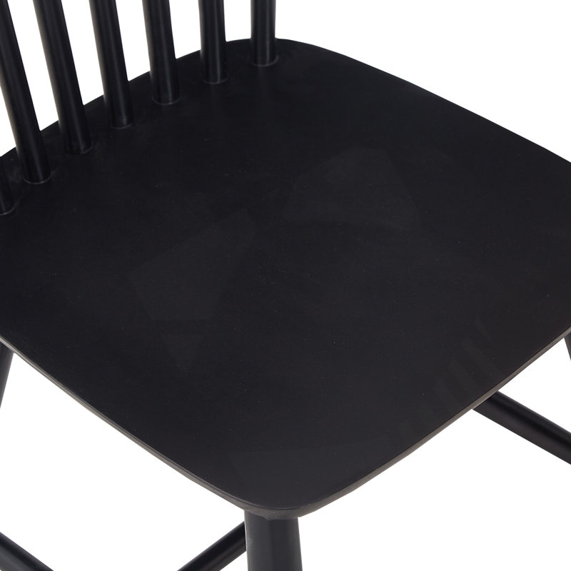 4 pièces de chaise de salle à manger, matériau en bois d'hévéa, chaise de salle à manger, chaise en bois massif, chaise de table à manger en bois massif, chaise de salon, simple